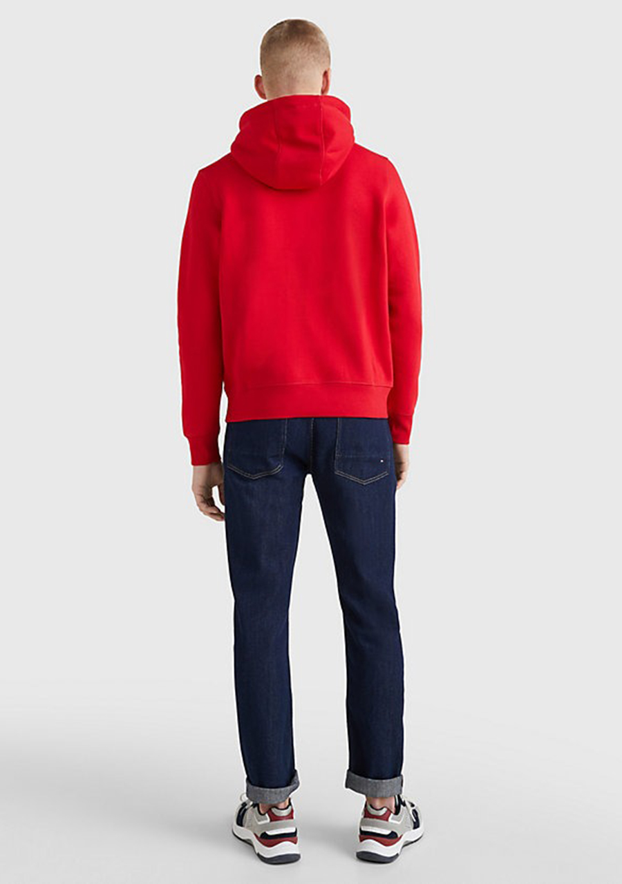 Tommy hilfiger hoodie online rood