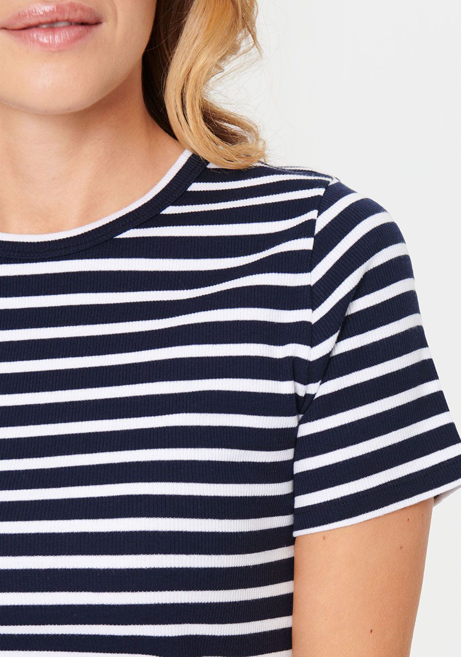 SAINT TROPEZ SHIRT MET KORTE MOUW