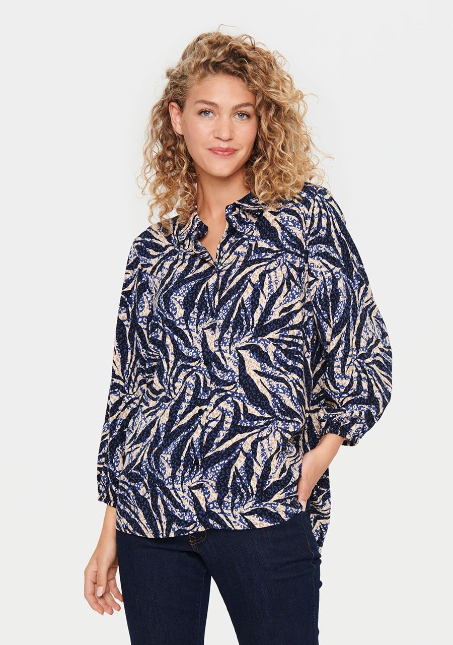SAINT TROPEZ BLOUSE LANGE MOUW