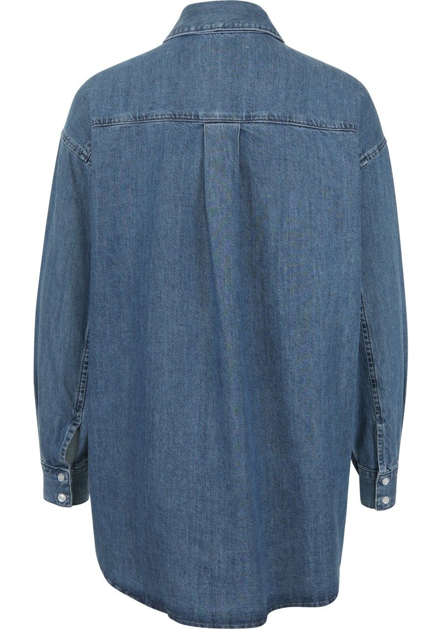 SELECTED FEMME BLOUSE LANGE MOUW