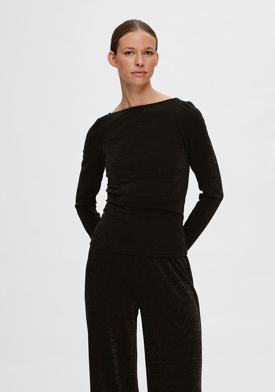 SELECTED FEMME SHIRT LANGE MOUWE