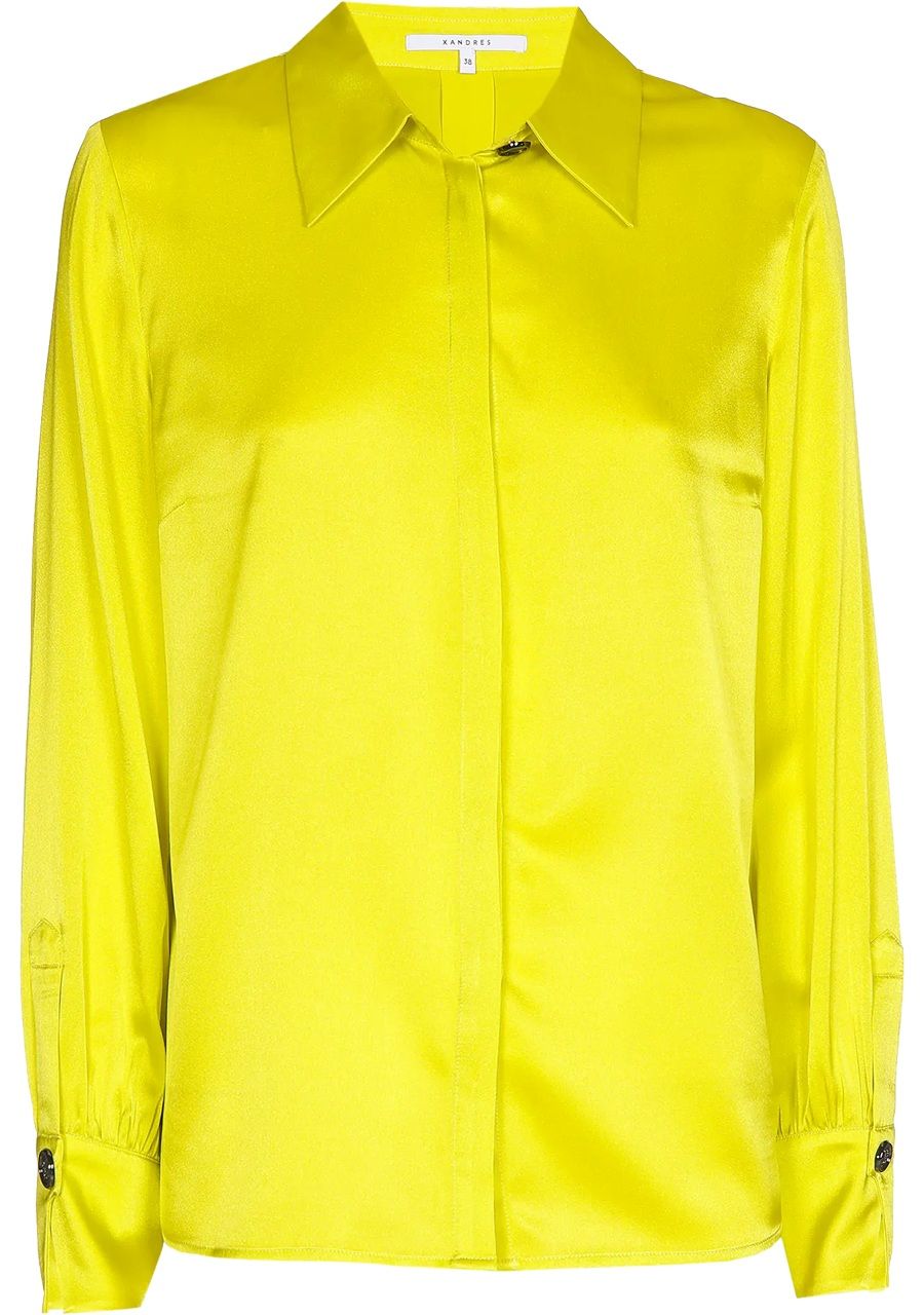 XANDRES BLOUSE LANGE MOUW