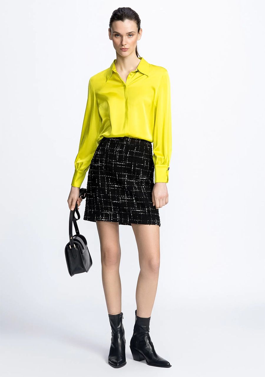 XANDRES BLOUSE LANGE MOUW