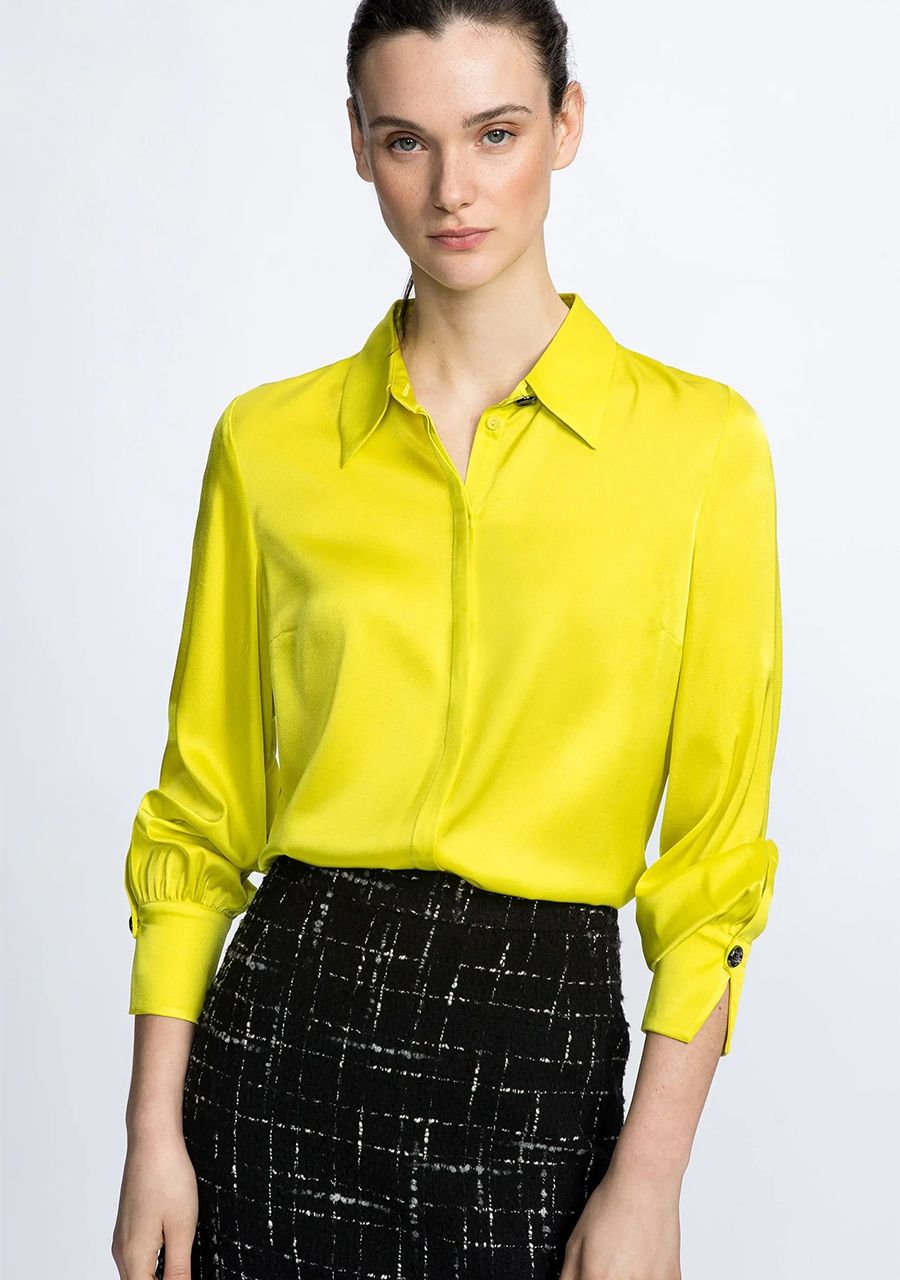 XANDRES BLOUSE LANGE MOUW