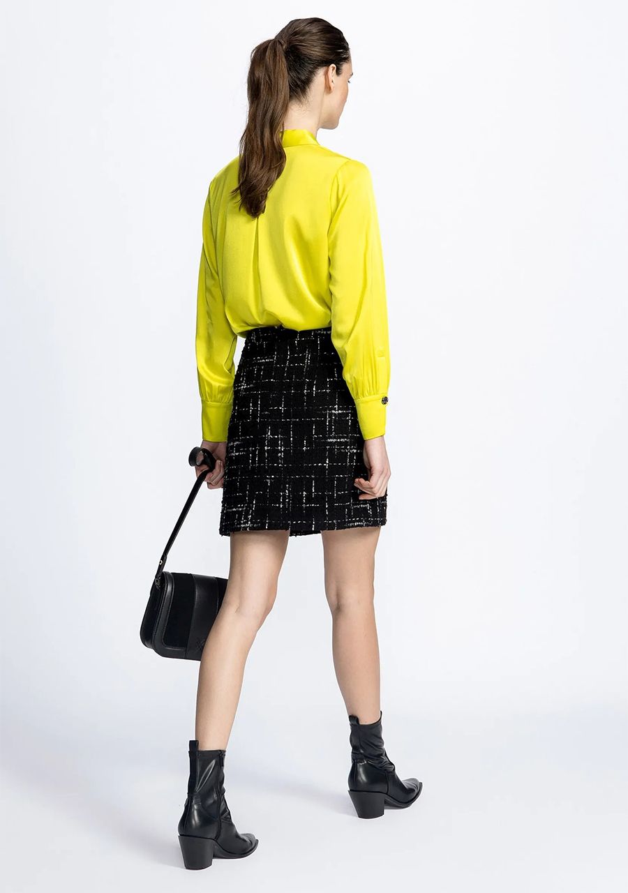 XANDRES BLOUSE LANGE MOUW