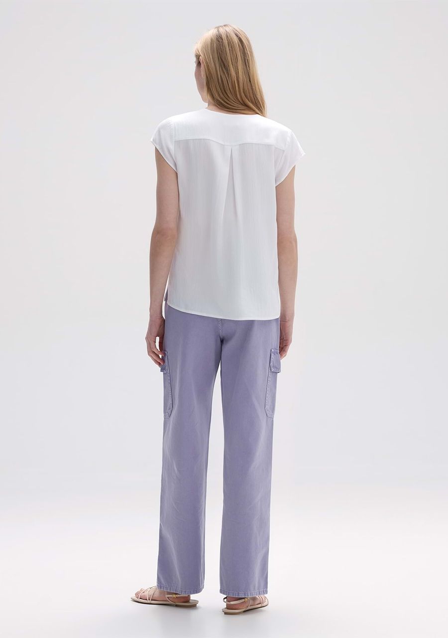 OPUS BLOUSE KORTE MOUW