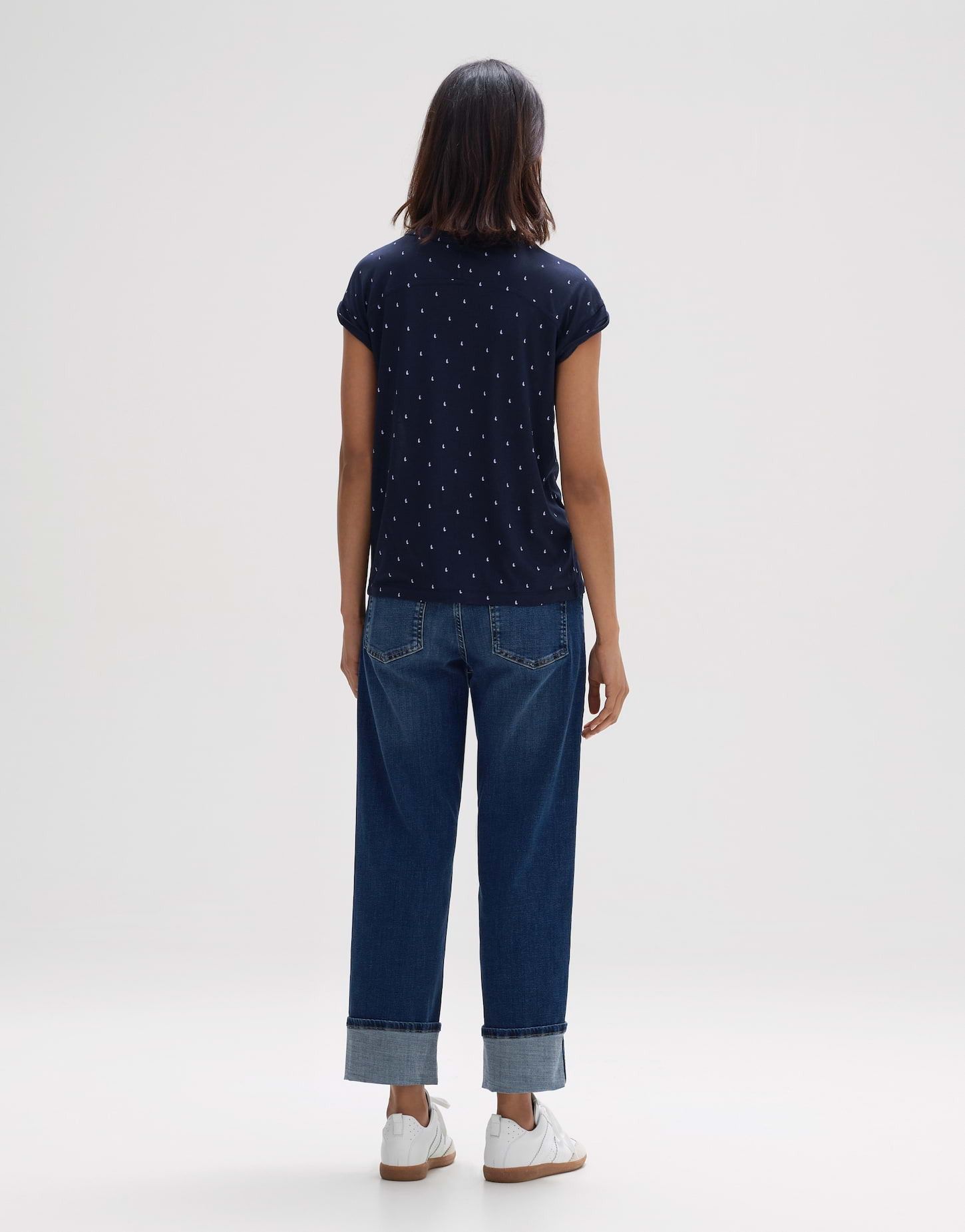 OPUS SHIRT MET KORTE MOUW