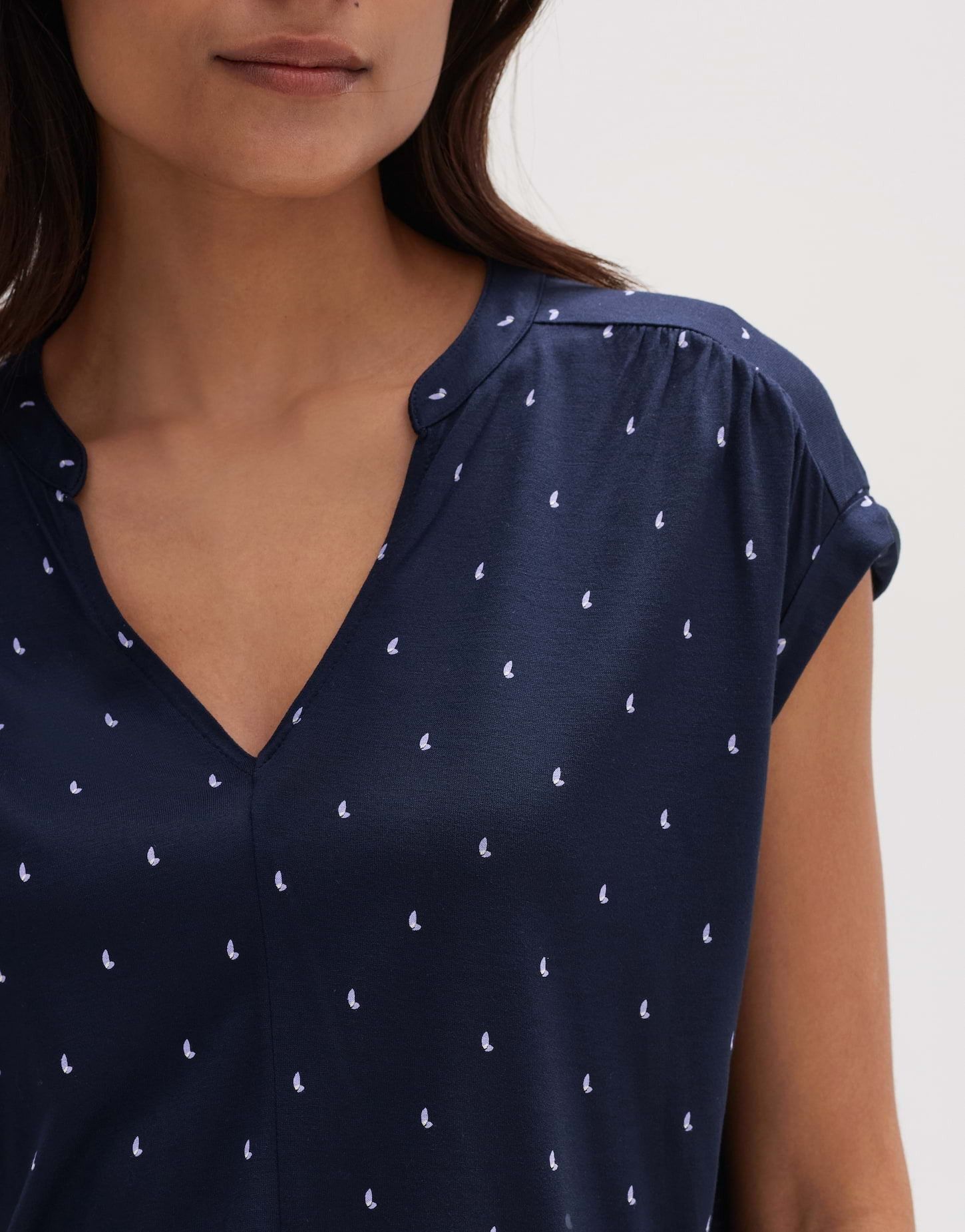 OPUS SHIRT MET KORTE MOUW