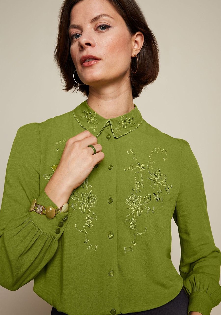 KING LOUIE BLOUSE LANGE MOUW