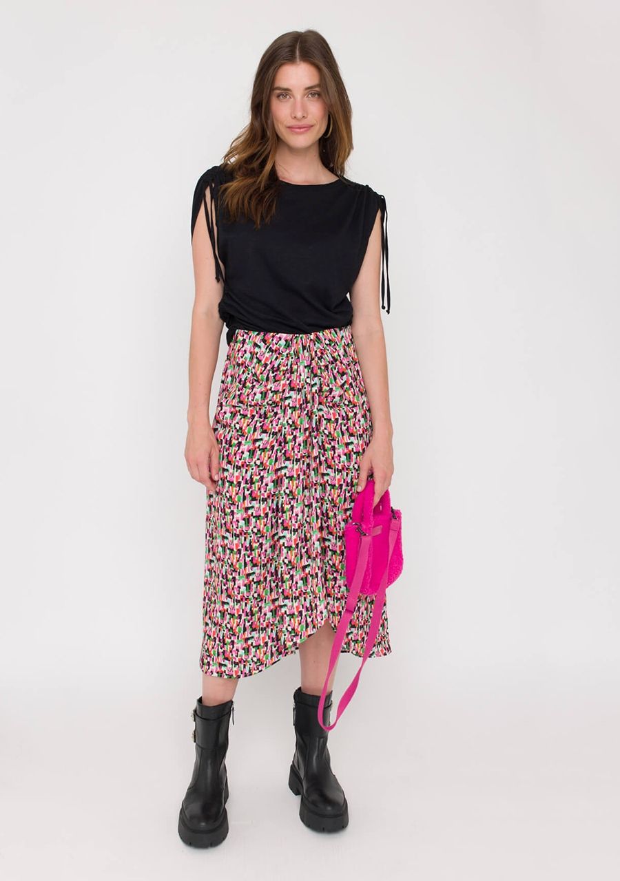 ANNA VAN TOOR SHIRT MET KORTE MOUW