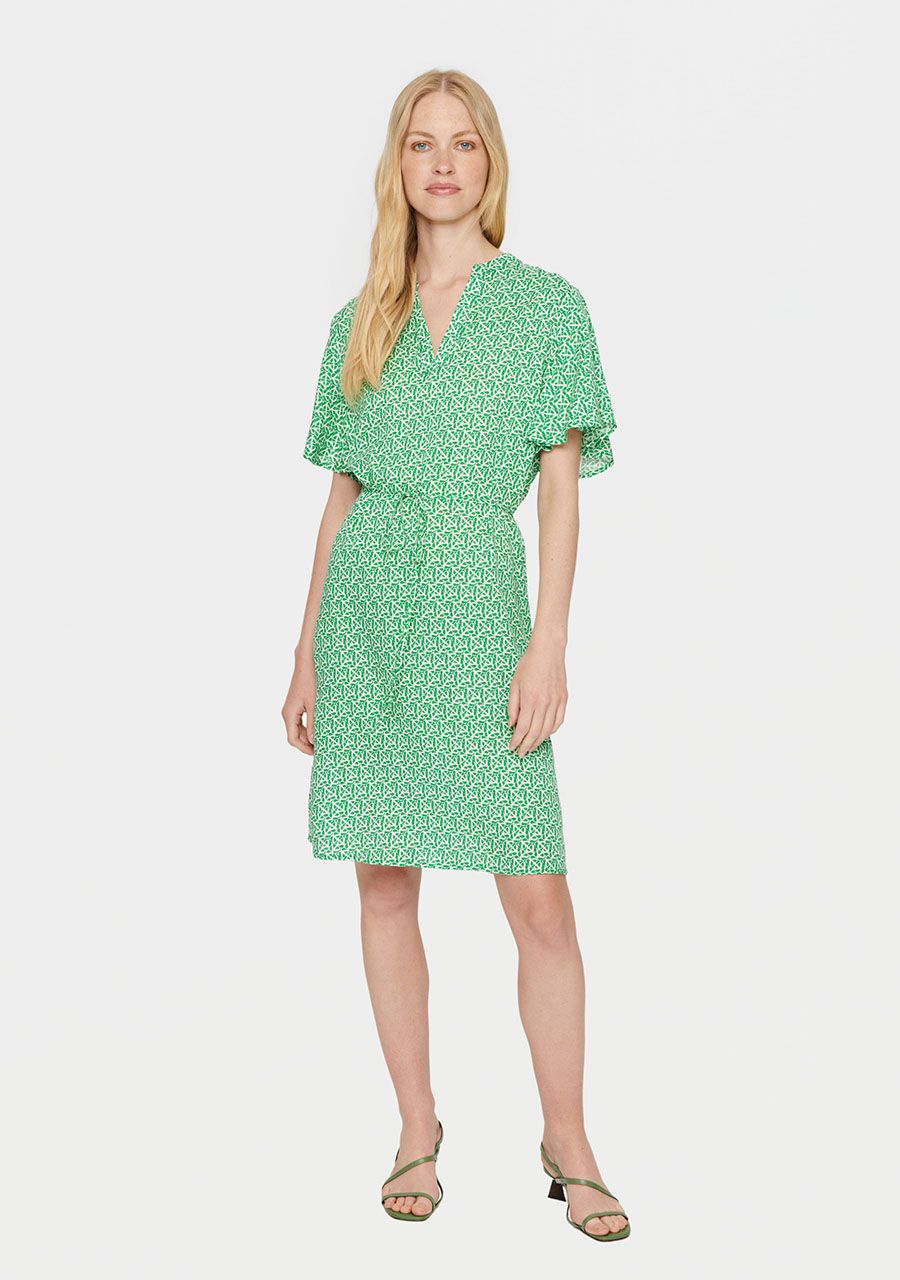 SAINT TROPEZ JURK KORTE MOUW