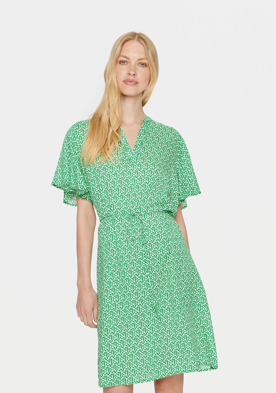 SAINT TROPEZ JURK KORTE MOUW