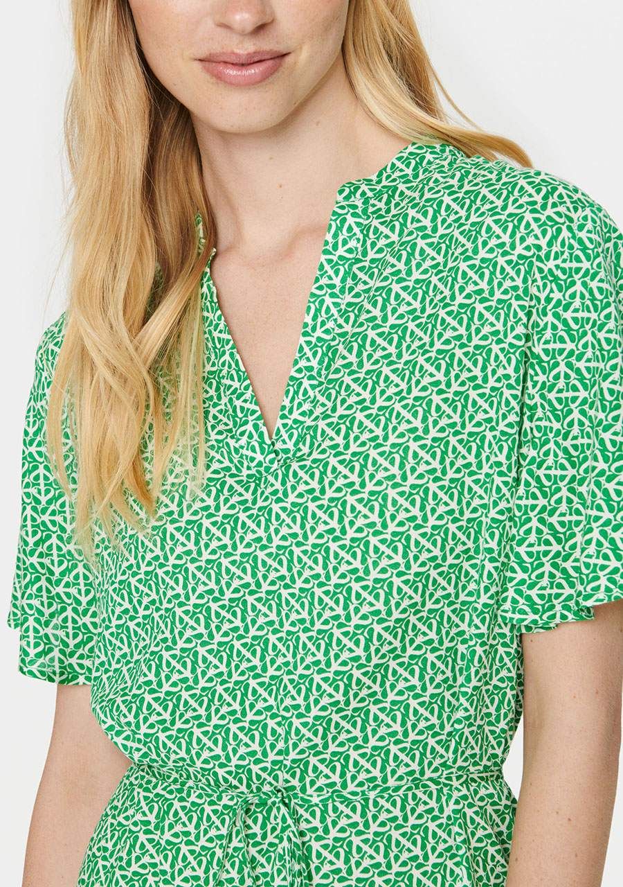 SAINT TROPEZ JURK KORTE MOUW
