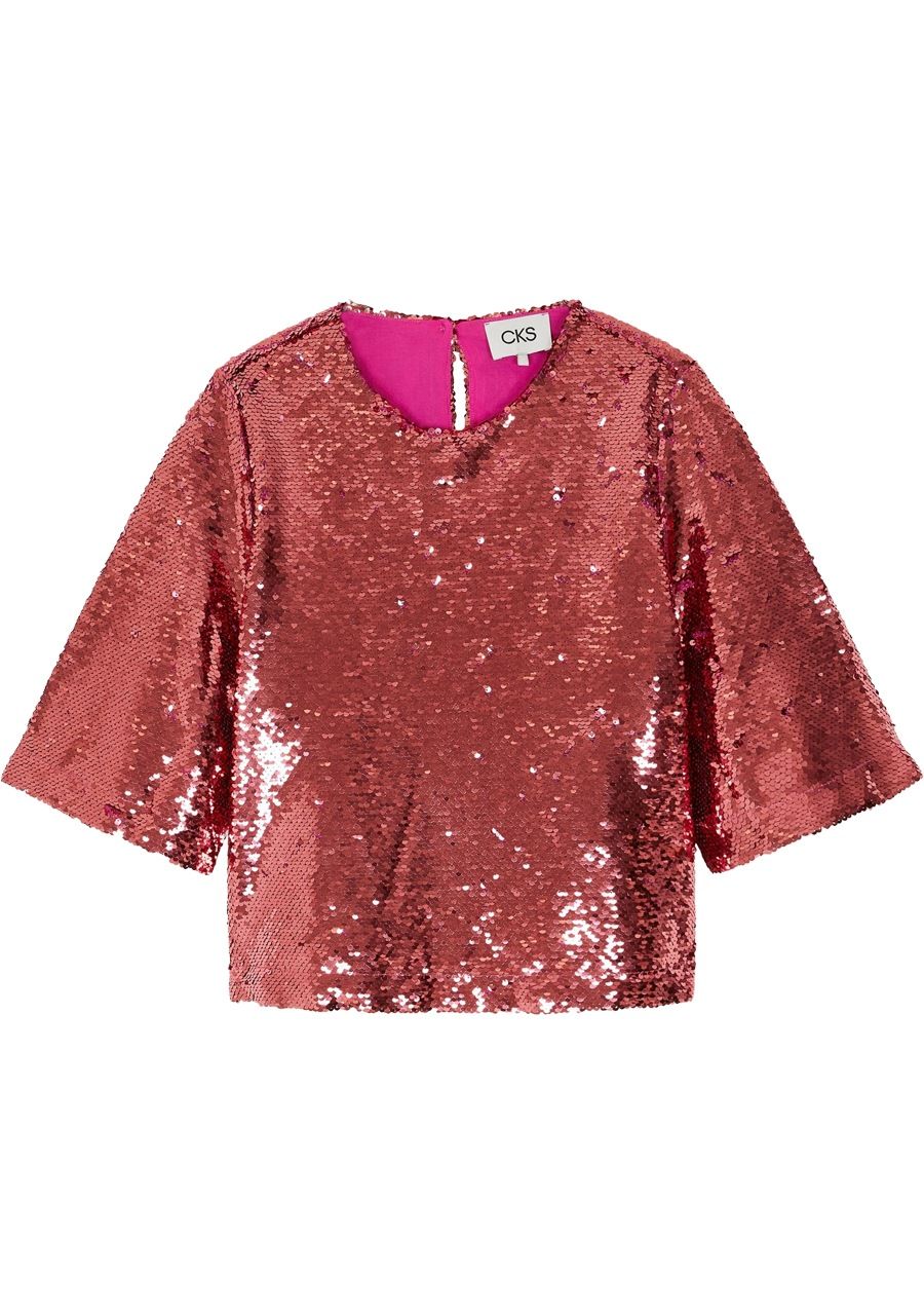 CKS BLOUSE KORTE MOUW