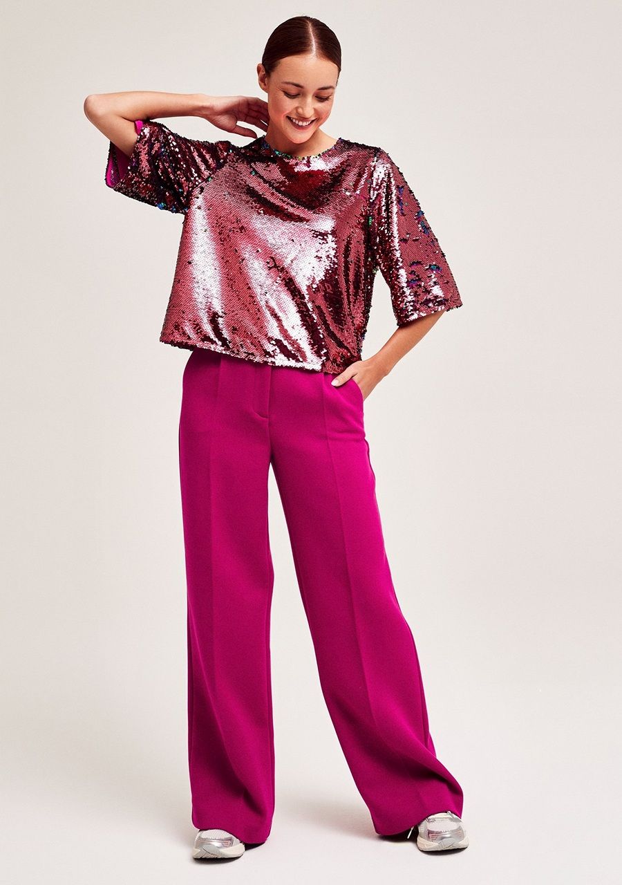 CKS BLOUSE KORTE MOUW