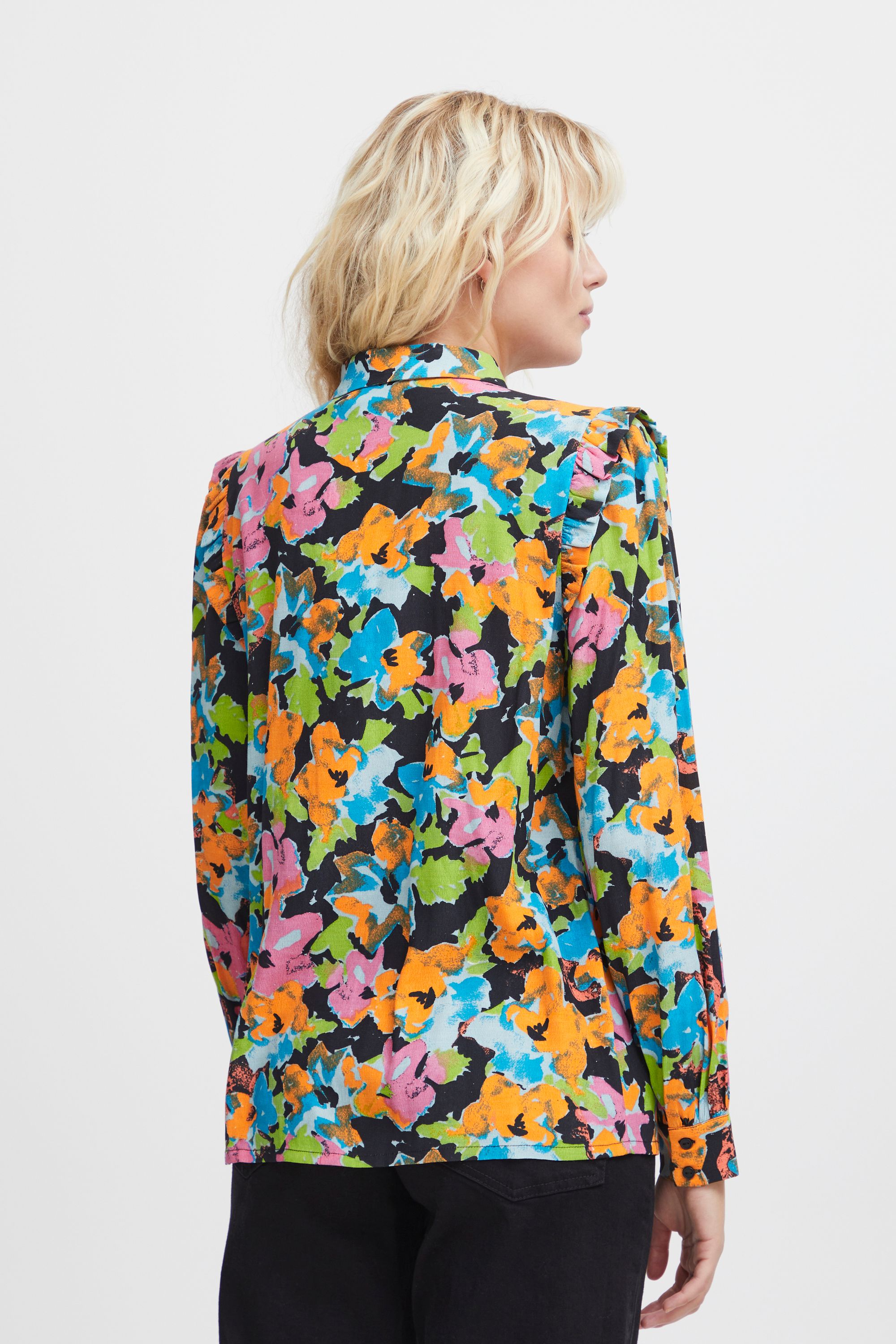 ICHI BLOUSE LANGE MOUW