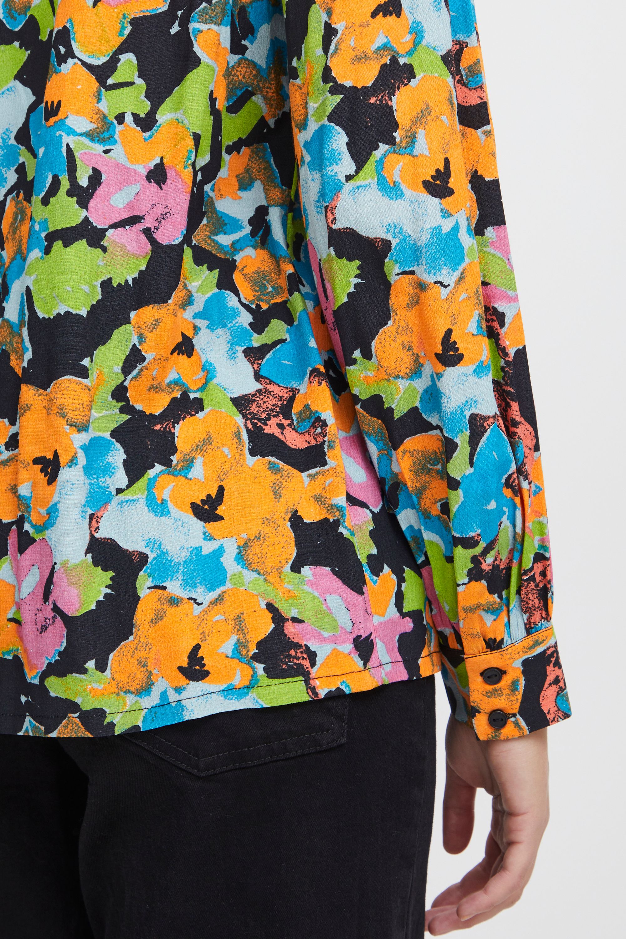 ICHI BLOUSE LANGE MOUW