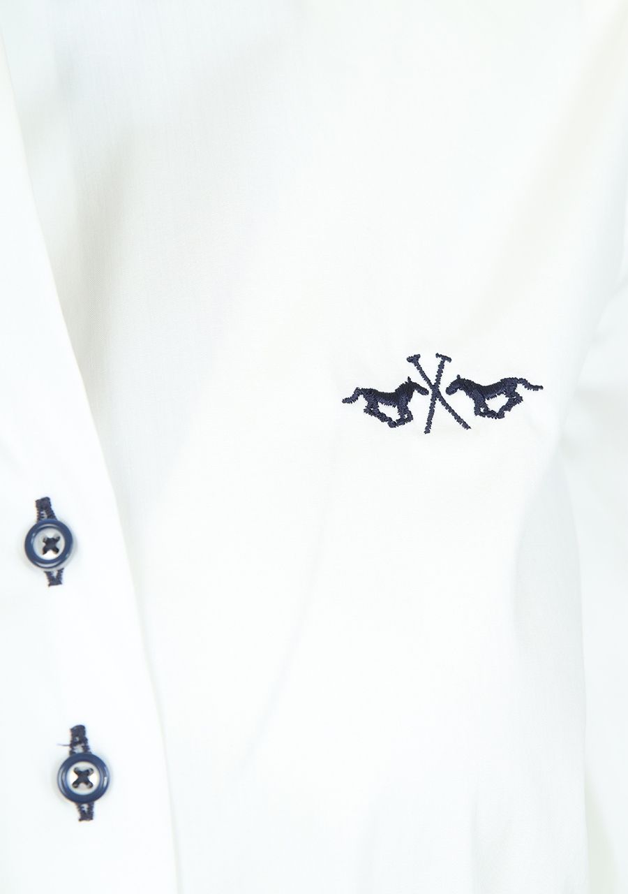 H.V. POLO BLOUSE LANGE MOUW