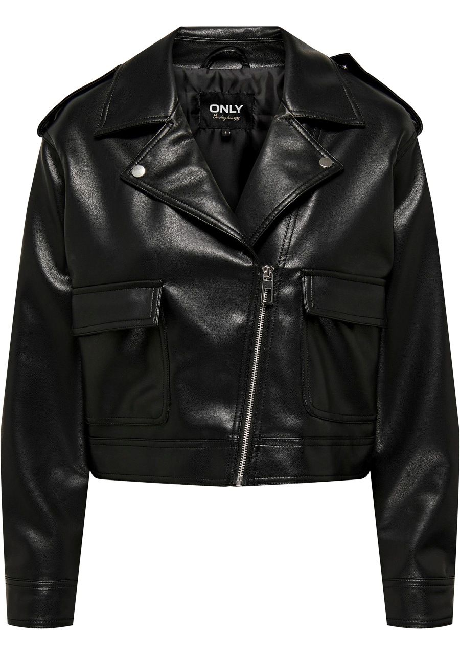 ONLY LEREN EN SUEDE JACK