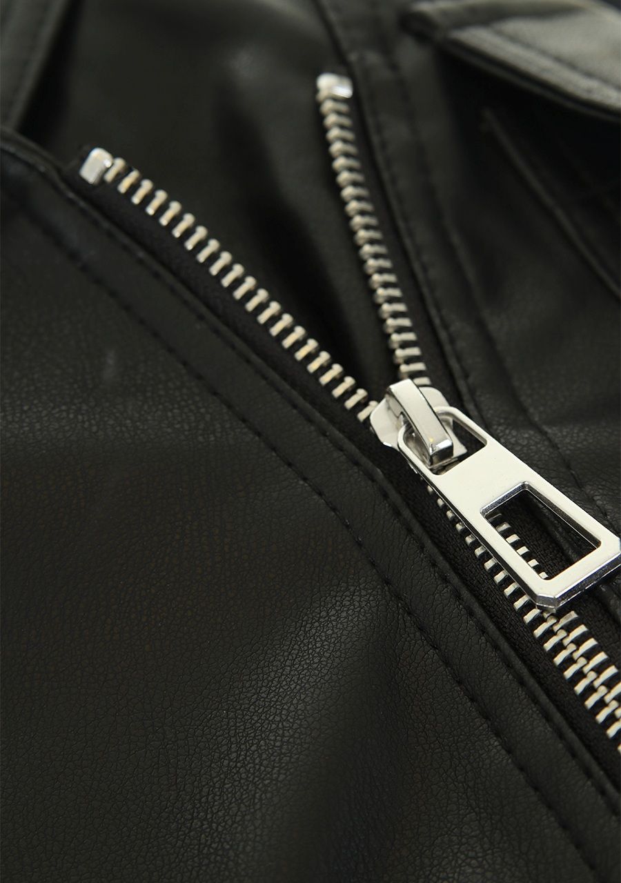 ONLY LEREN EN SUEDE JACK