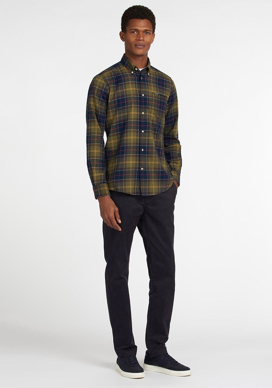 BARBOUR OVERHEMD LANGE MOUW