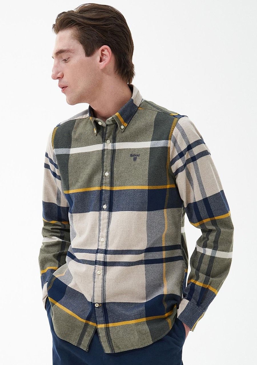 BARBOUR OVERHEMD LANGE MOUW