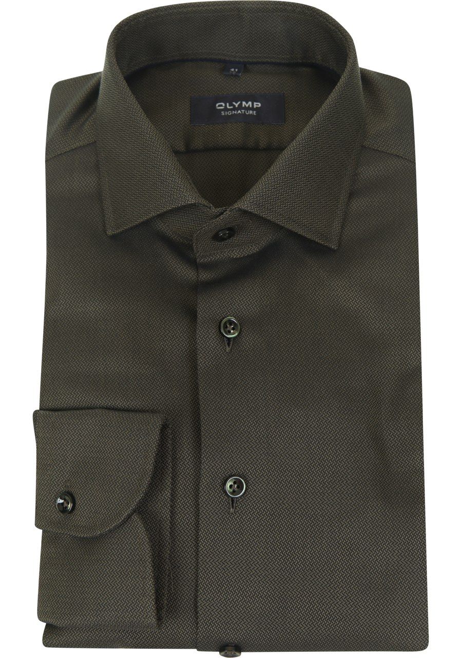 OLYMP SIGNATURE OVERHEMD LANGE MOUW