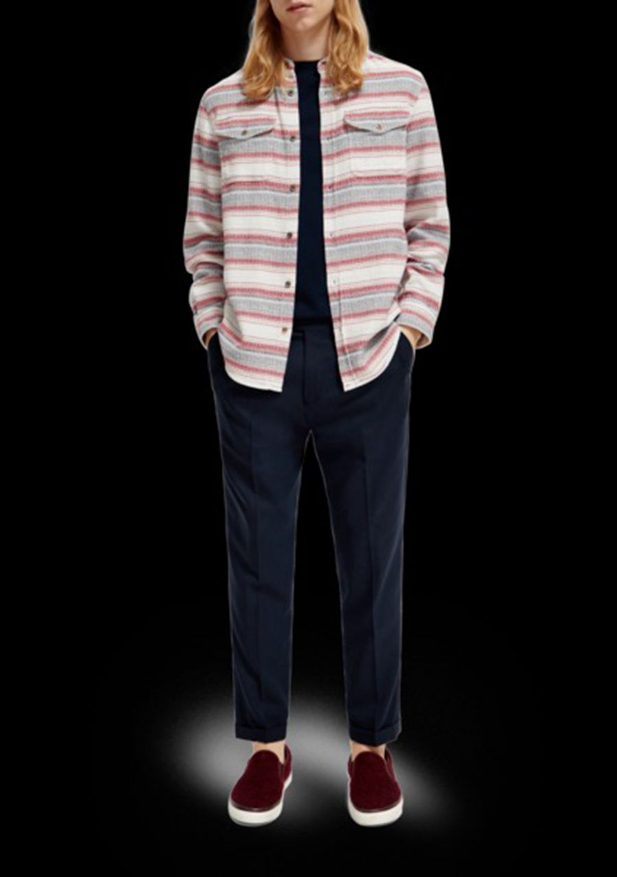 SCOTCH & SODA OVERHEMD LANGE MOUW