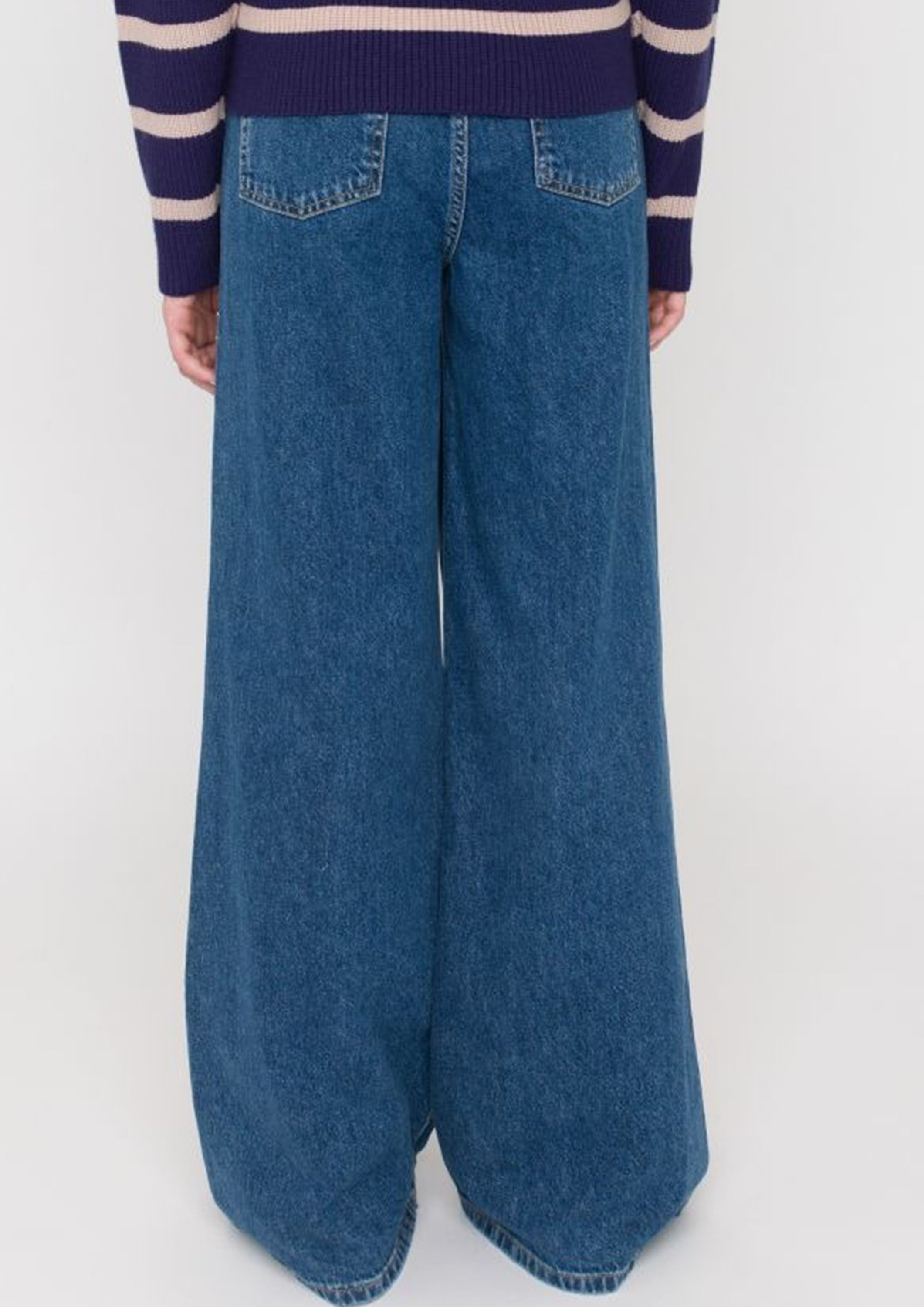 ANNA BLUE WIJDE PANTALON