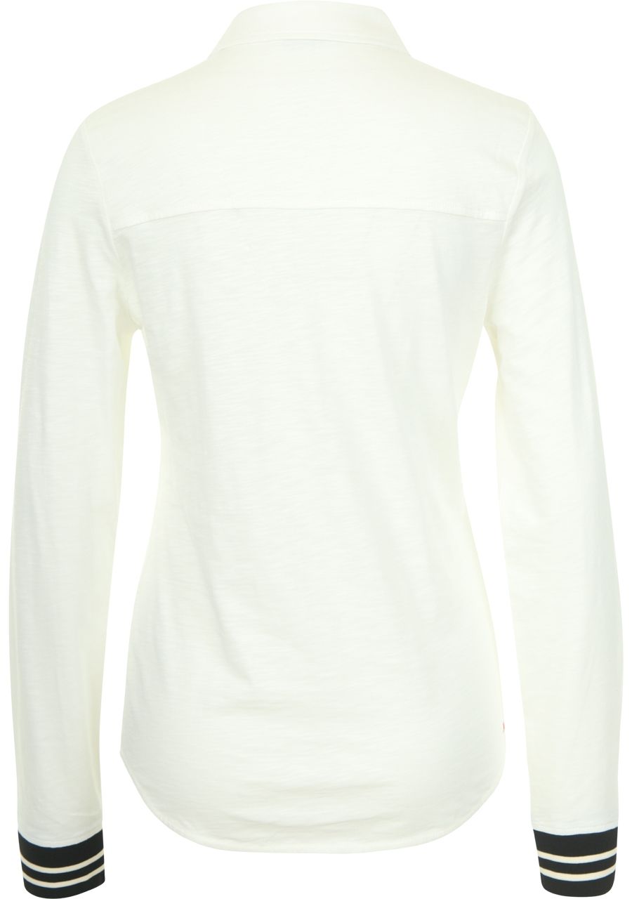 ANNA BLUE BLOUSE LANGE MOUW