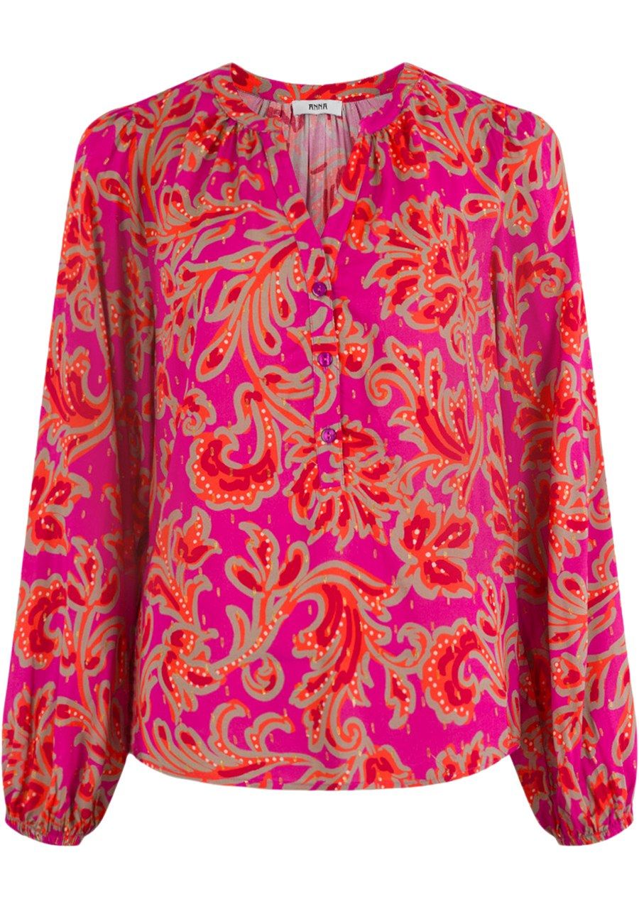 ANNA VAN TOOR BLOUSE LANGE MOUW