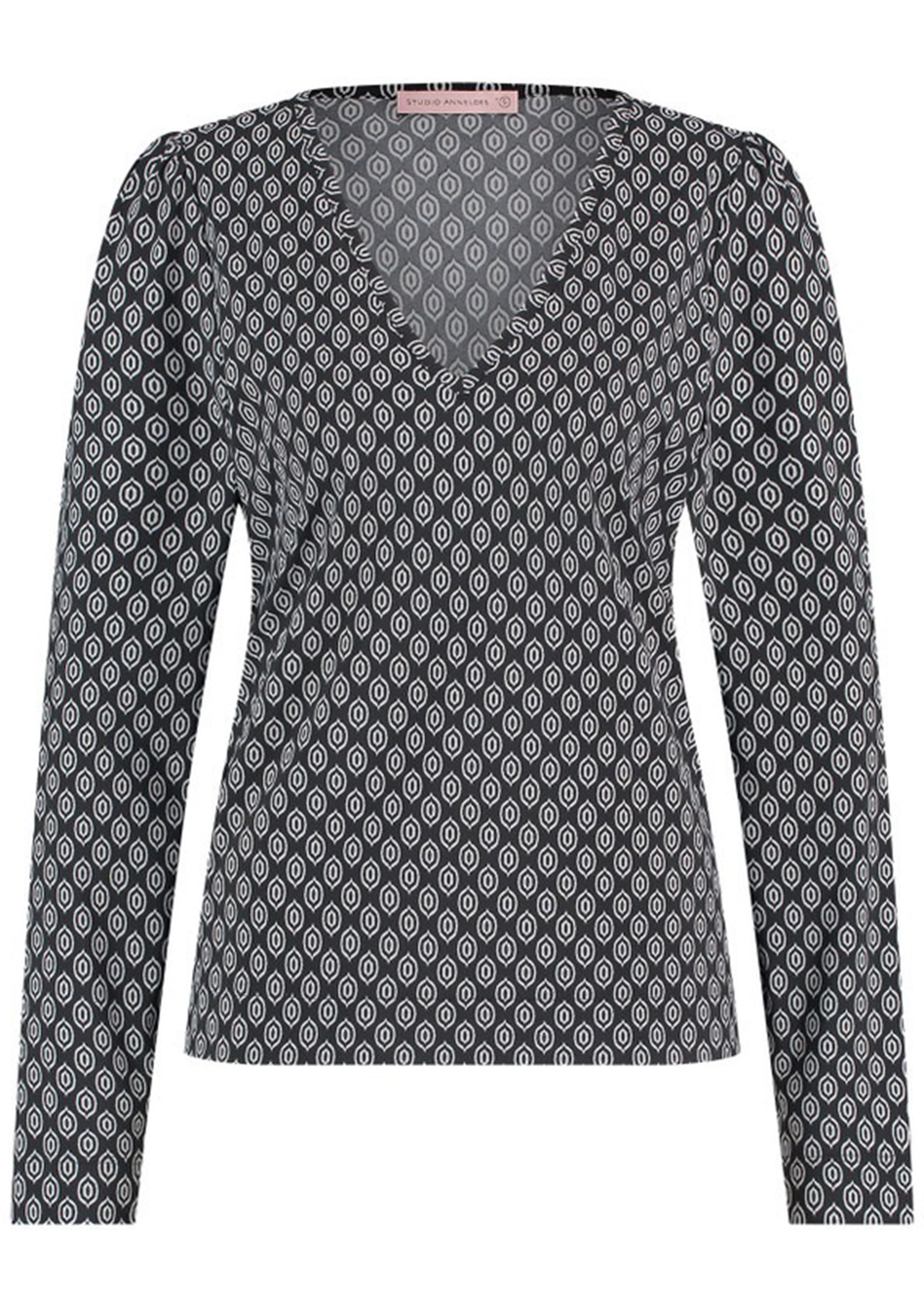 STUDIO ANNELOES SHIRT LANGE MOUWE