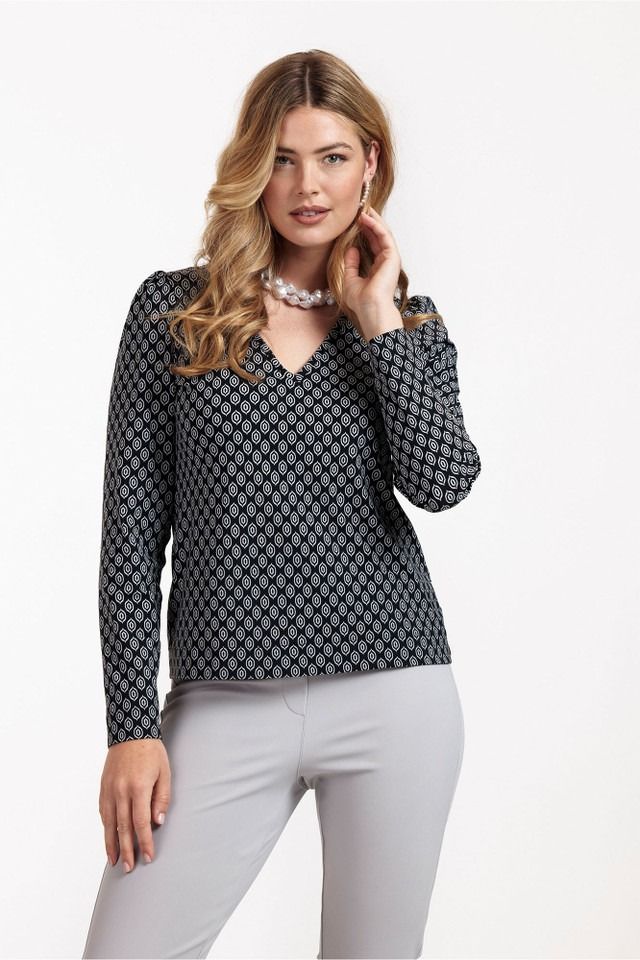 STUDIO ANNELOES SHIRT LANGE MOUWE