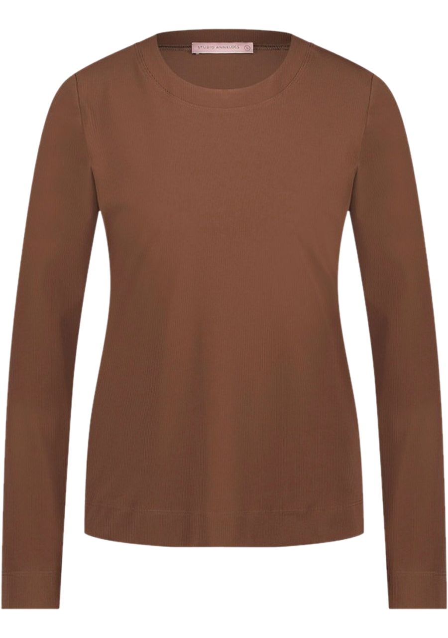 STUDIO ANNELOES SHIRT LANGE MOUWE