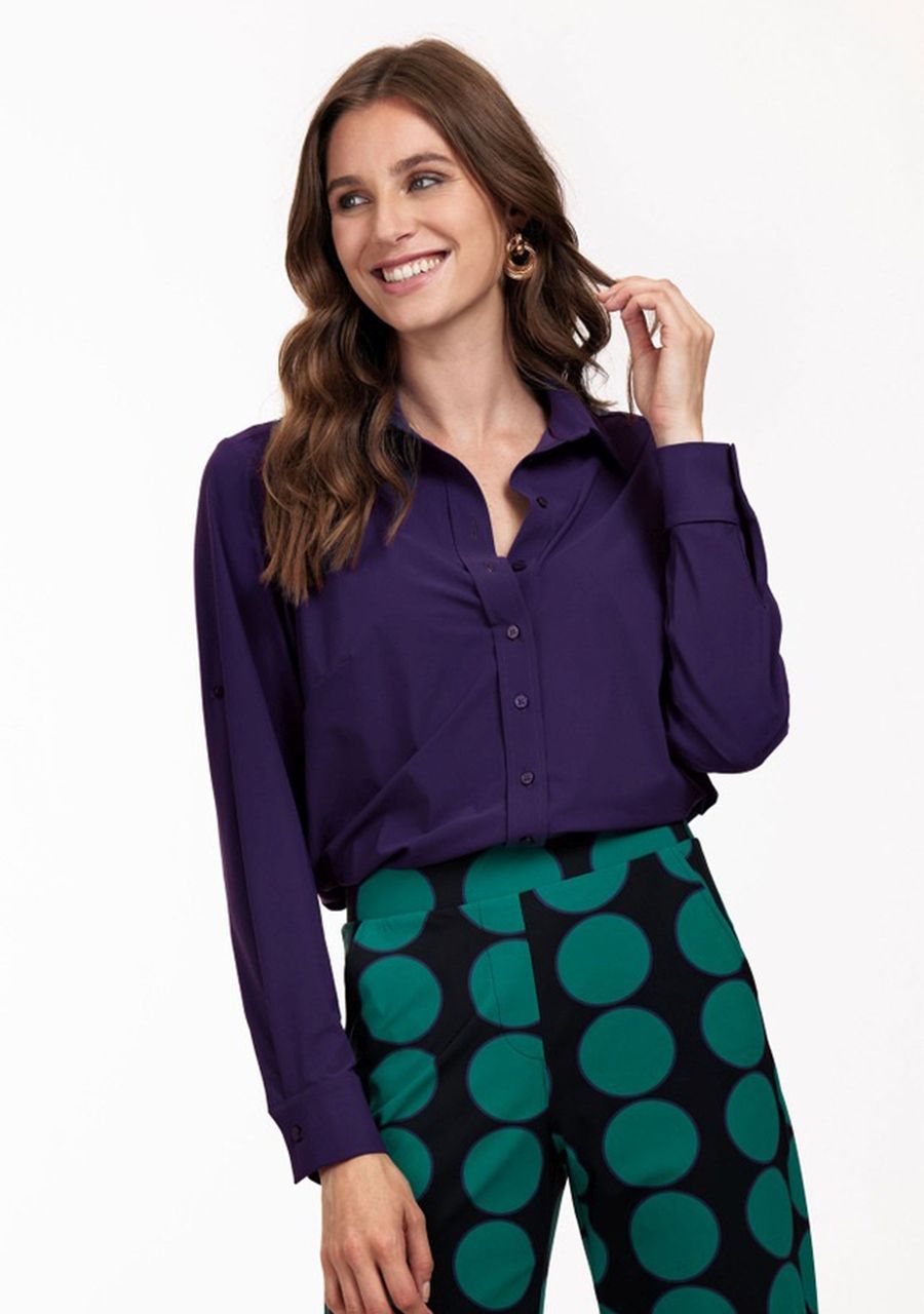 STUDIO ANNELOES BLOUSE LANGE MOUW