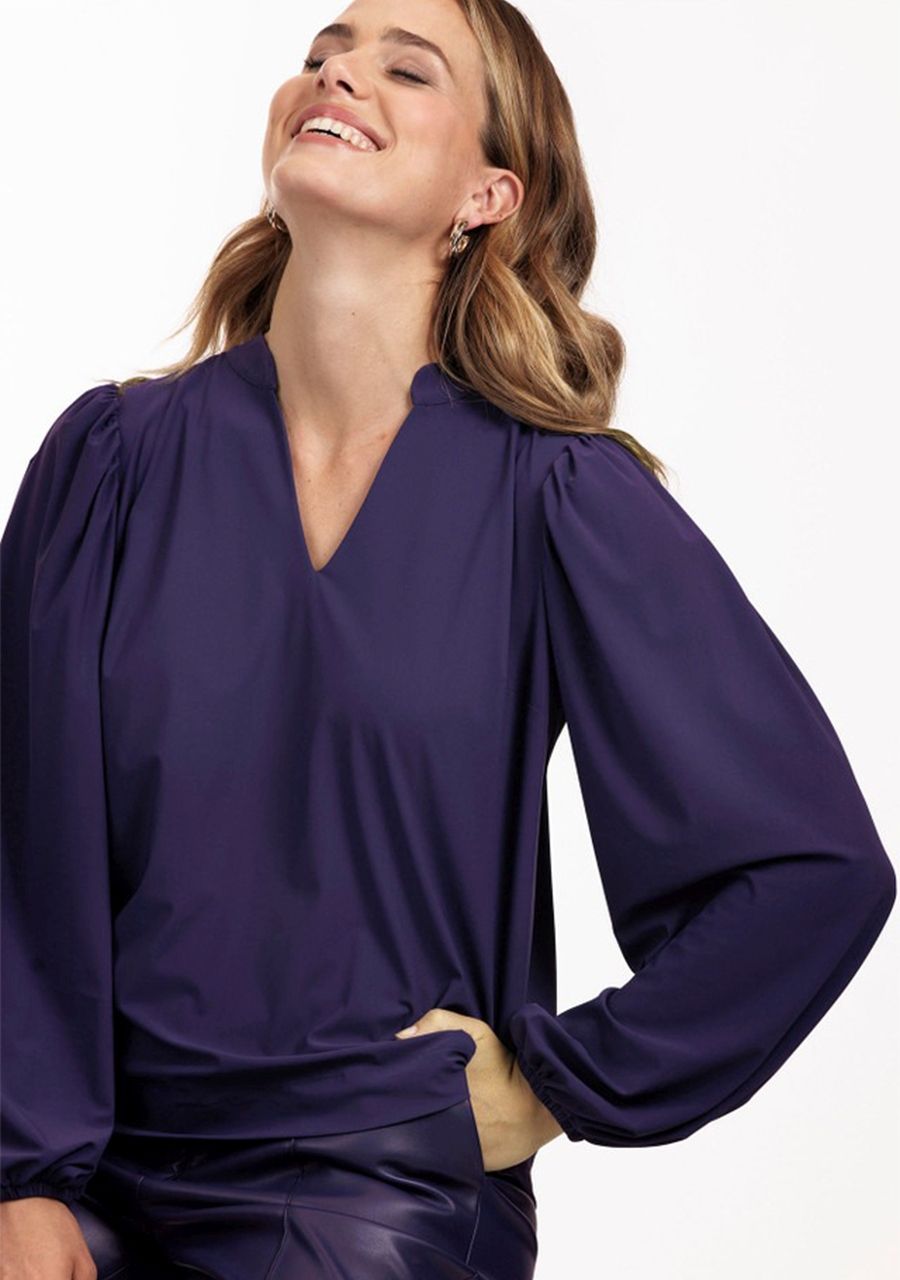 STUDIO ANNELOES BLOUSE LANGE MOUW