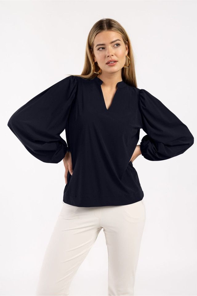 STUDIO ANNELOES BLOUSE LANGE MOUW