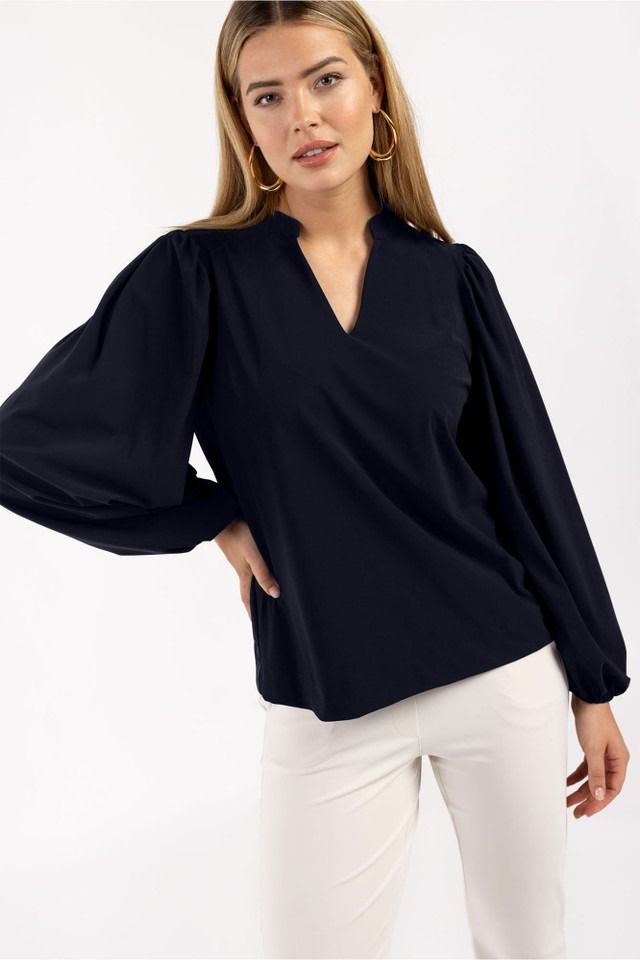 STUDIO ANNELOES BLOUSE LANGE MOUW