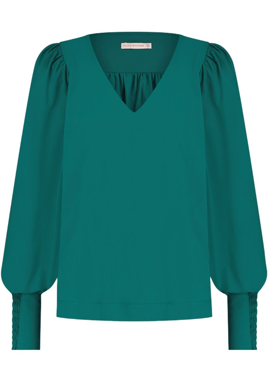 STUDIO ANNELOES SHIRT LANGE MOUWE