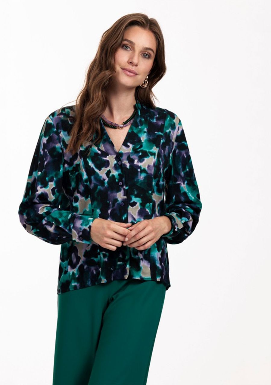 STUDIO ANNELOES BLOUSE LANGE MOUW