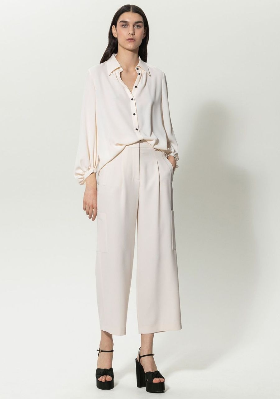 LUISA CERANO BLOUSE LANGE MOUW