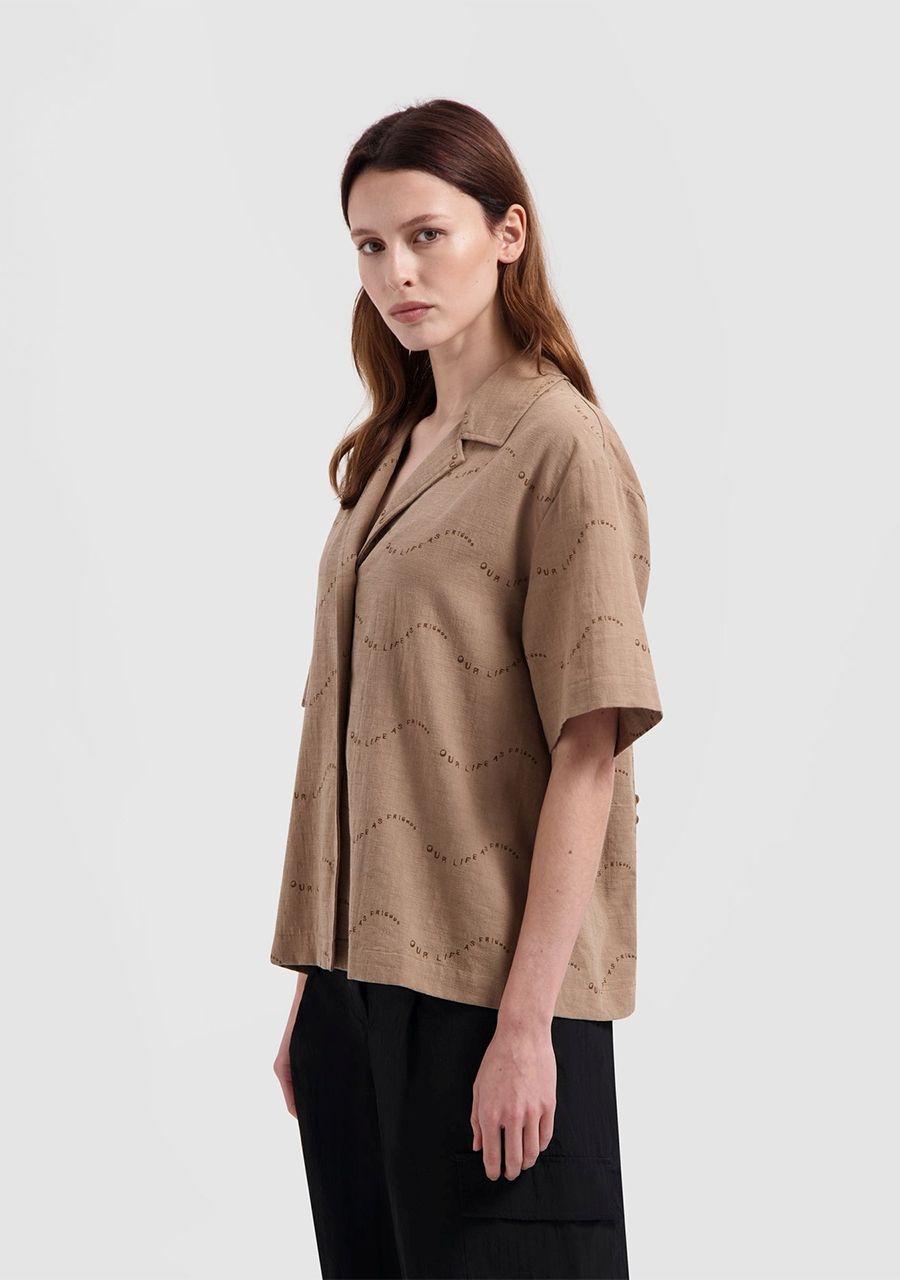 OLAF BLOUSE KORTE MOUW