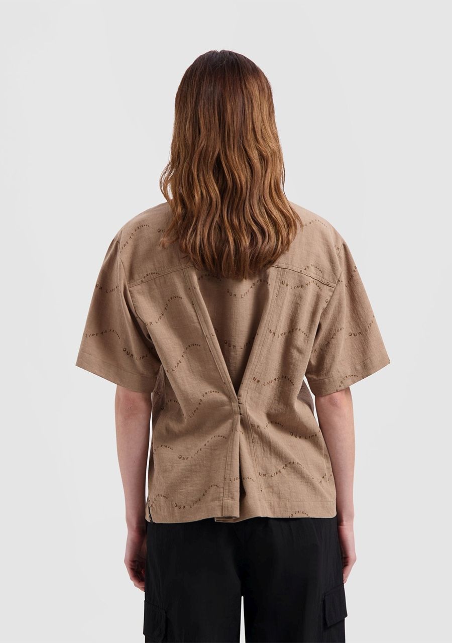 OLAF BLOUSE KORTE MOUW