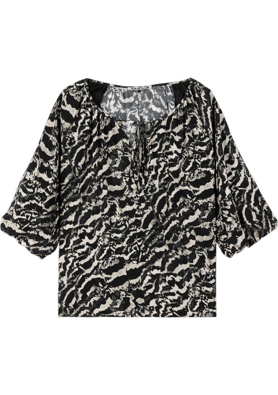 VANILIA BLOUSE KORTE MOUW
