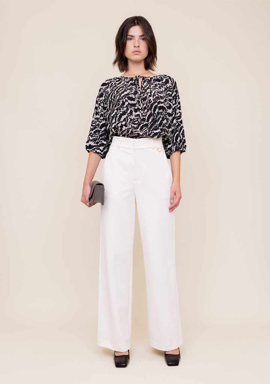 VANILIA BLOUSE KORTE MOUW