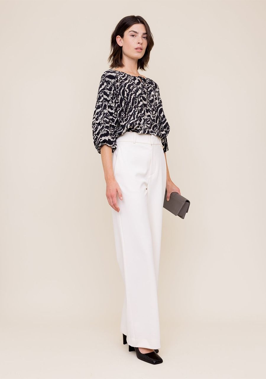 VANILIA BLOUSE KORTE MOUW
