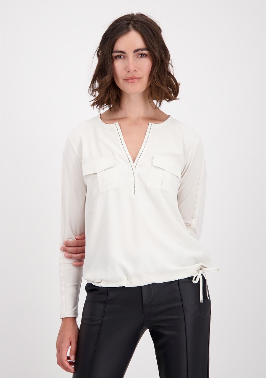 MONARI BLOUSE LANGE MOUW