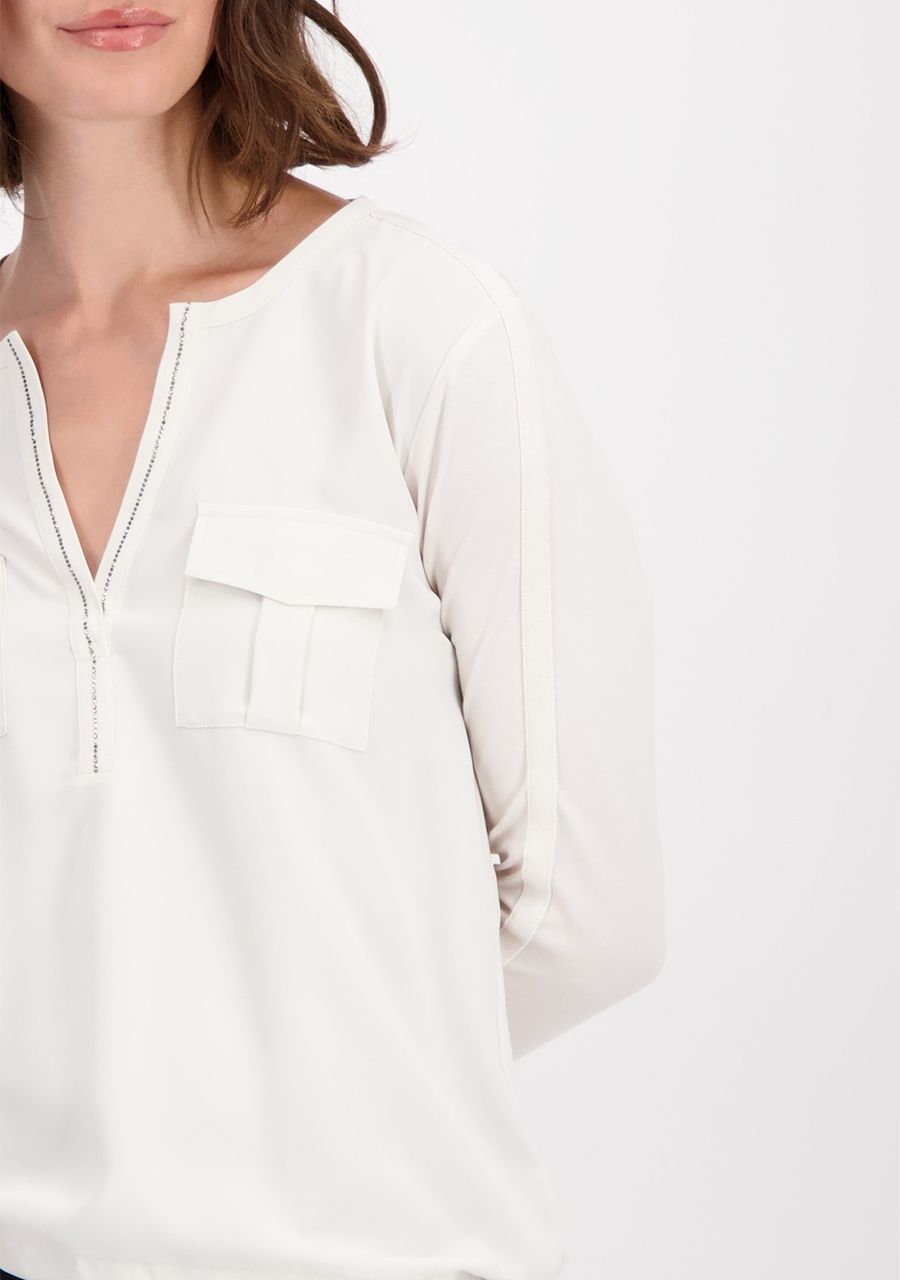 MONARI BLOUSE LANGE MOUW