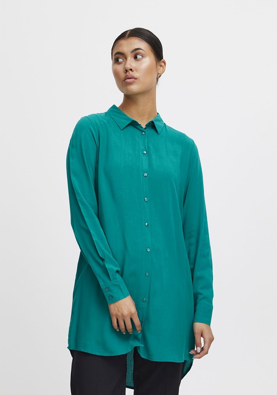 ICHI BLOUSE LANGE MOUW