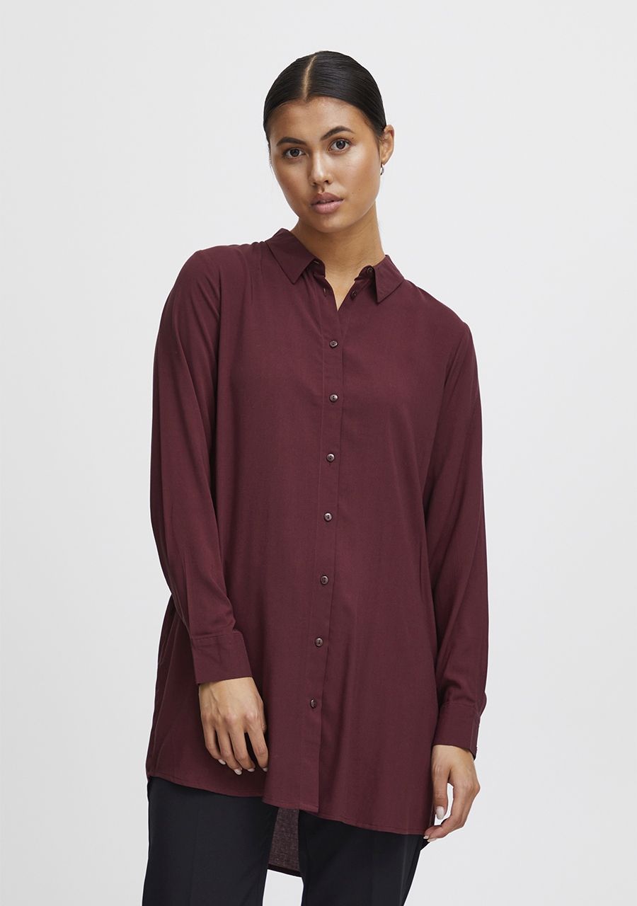 ICHI BLOUSE LANGE MOUW
